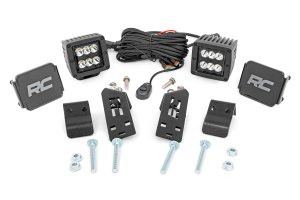 Polaris RZR Pro XP Ultimate Rockford Fosgate LE LED Light Kit - A Pillar Mount - Rough Country - 2